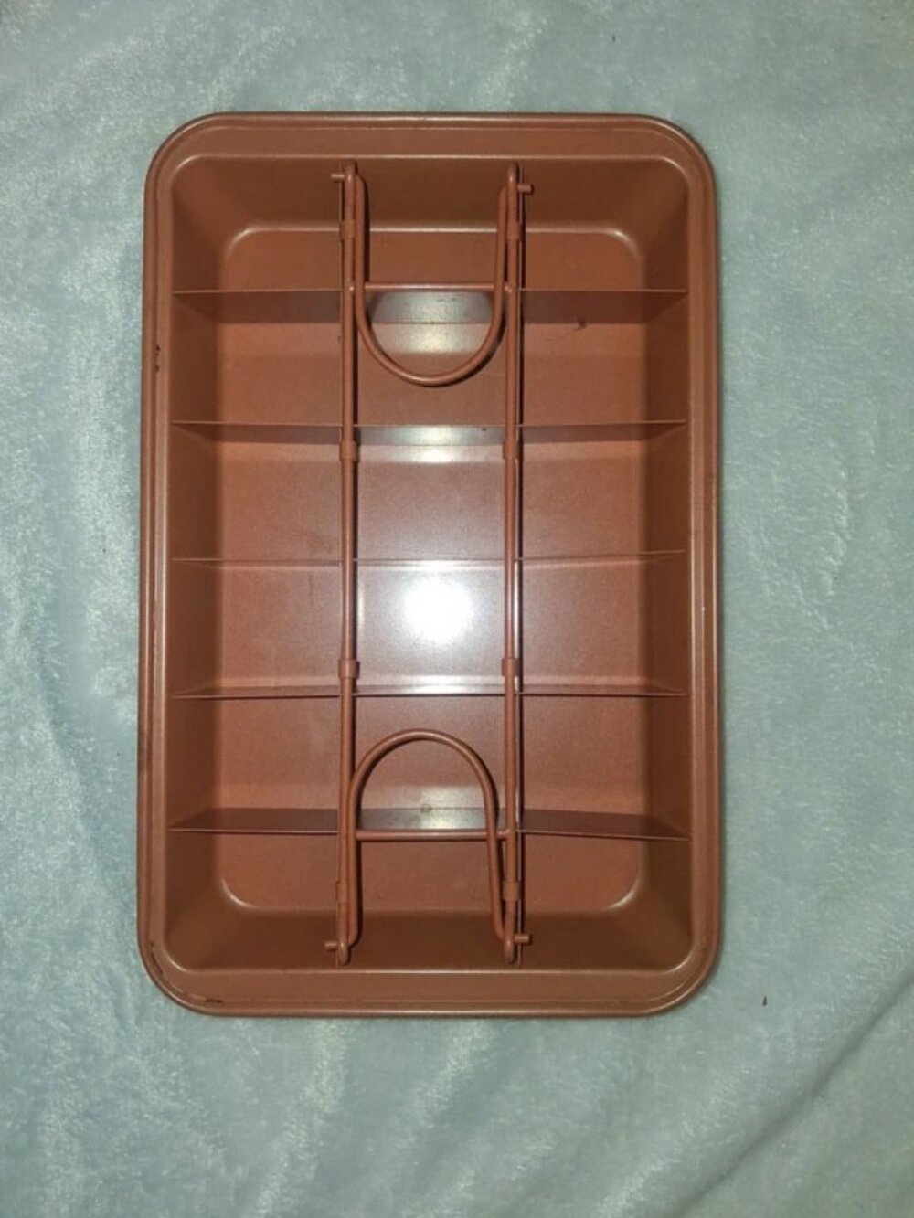 As Seen on TV Perfect Brownie Pan Set 12 1/4 x 8" Makes 18 Slices